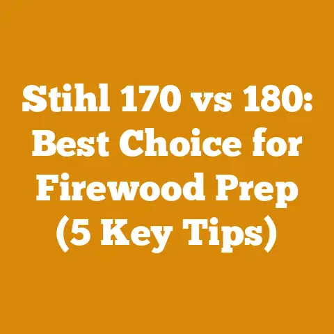Stihl 170 vs 180: Best Choice for Firewood Prep (5 Key Tips)