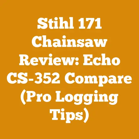 Stihl 171 Chainsaw Review: Echo CS-352 Compare (Pro Logging Tips)