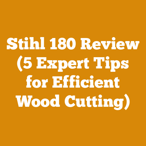 Stihl 180 Review (5 Expert Tips for Efficient Wood Cutting)