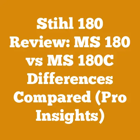 Stihl 180 Review: MS 180 vs MS 180C Differences Compared (Pro Insights)