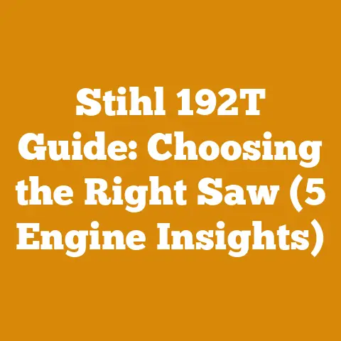 Stihl 192T Guide: Choosing the Right Saw (5 Engine Insights)