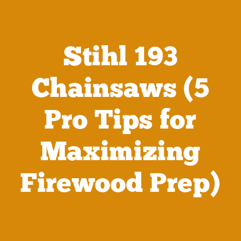Stihl 193 Chainsaws (5 Pro Tips for Maximizing Firewood Prep)