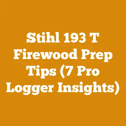 Stihl 193 T Firewood Prep Tips (7 Pro Logger Insights)