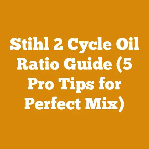 Stihl 2 Cycle Oil Ratio Guide (5 Pro Tips for Perfect Mix)