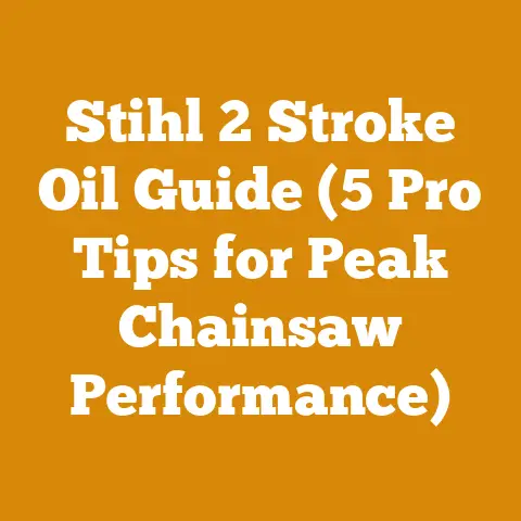 Stihl 2 Stroke Oil Guide (5 Pro Tips for Peak Chainsaw Performance)