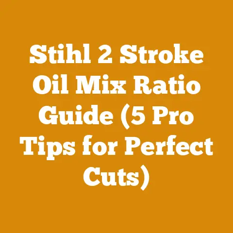 Stihl 2 Stroke Oil Mix Ratio Guide (5 Pro Tips for Perfect Cuts)
