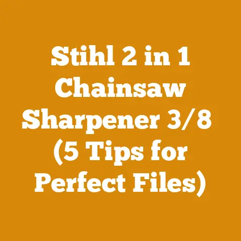 Stihl 2 in 1 Chainsaw Sharpener 3/8″ (5 Tips for Perfect Files)