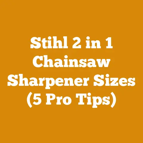 Stihl 2 in 1 Chainsaw Sharpener Sizes (5 Pro Tips)