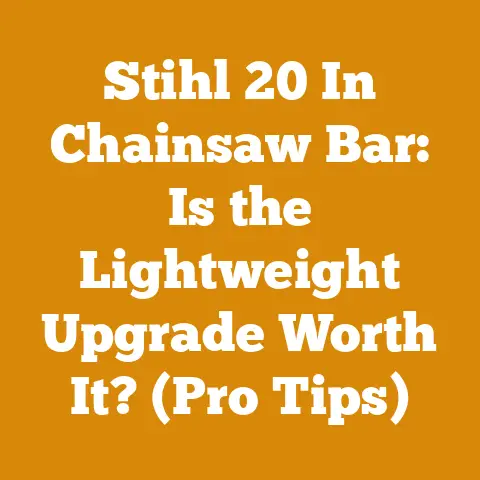 Stihl 20 In Chainsaw Bar: Is the Lightweight Upgrade Worth It? (Pro Tips)