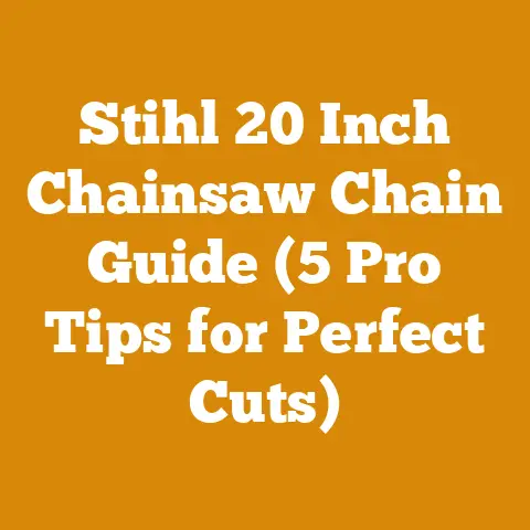 Stihl 20 Inch Chainsaw Chain Guide (5 Pro Tips for Perfect Cuts)