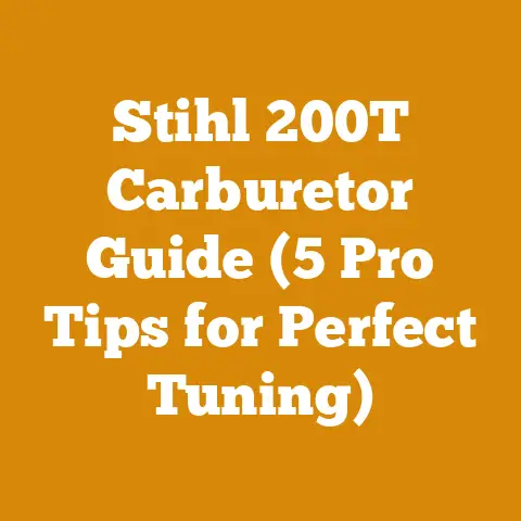 Stihl 200T Carburetor Guide (5 Pro Tips for Perfect Tuning)