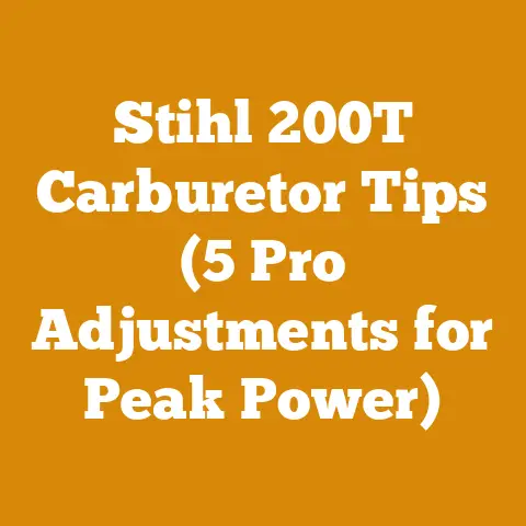 Stihl 200T Carburetor Tips (5 Pro Adjustments for Peak Power)