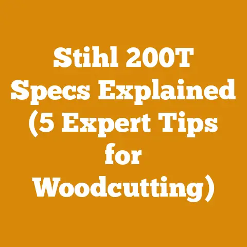 Stihl 200T Specs Explained (5 Expert Tips for Woodcutting)