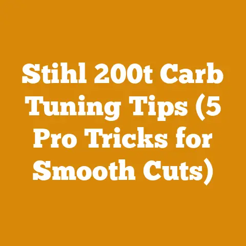 Stihl 200t Carb Tuning Tips (5 Pro Tricks for Smooth Cuts)