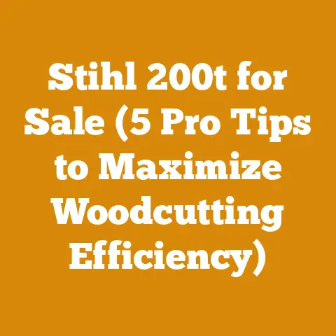 Stihl 200t for Sale (5 Pro Tips to Maximize Woodcutting Efficiency)
