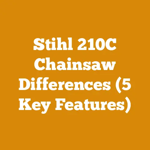 Stihl 210C Chainsaw Differences (5 Key Features)