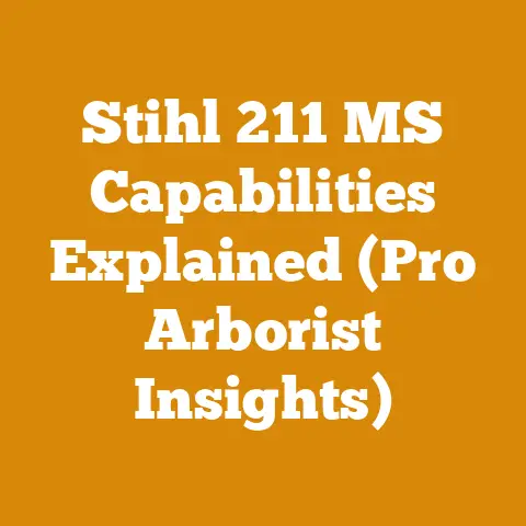 Stihl 211 MS Capabilities Explained (Pro Arborist Insights)