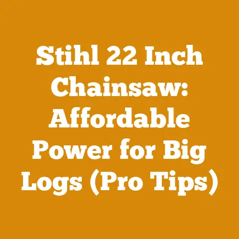 Stihl 22 Inch Chainsaw: Affordable Power for Big Logs (Pro Tips)