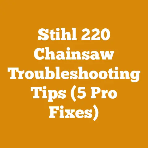 Stihl 220 Chainsaw Troubleshooting Tips (5 Pro Fixes)