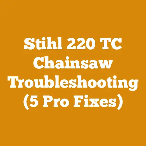 Stihl 220 TC Chainsaw Troubleshooting (5 Pro Fixes)