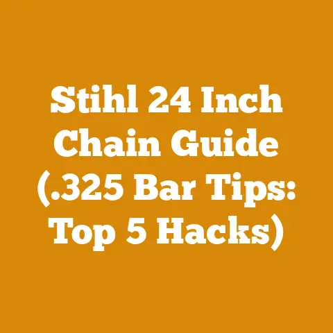 Stihl 24 Inch Chain Guide (.325 Bar Tips: Top 5 Hacks)