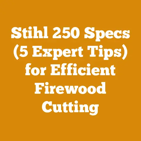 Stihl 250 Specs (5 Expert Tips) for Efficient Firewood Cutting