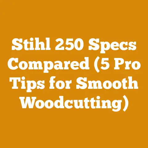 Stihl 250 Specs Compared (5 Pro Tips for Smooth Woodcutting)