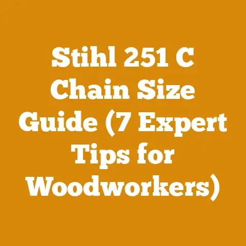 Stihl 251 C Chain Size Guide (7 Expert Tips for Woodworkers)