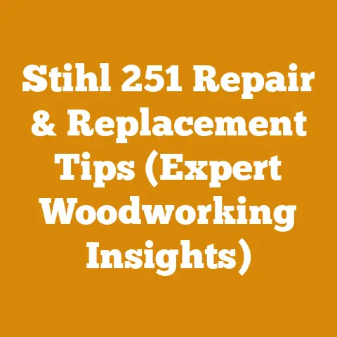 Stihl 251 Repair & Replacement Tips (Expert Woodworking Insights)