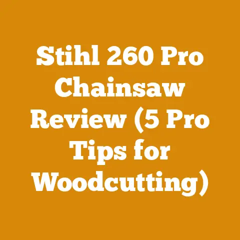 Stihl 260 Pro Chainsaw Review (5 Pro Tips for Woodcutting)