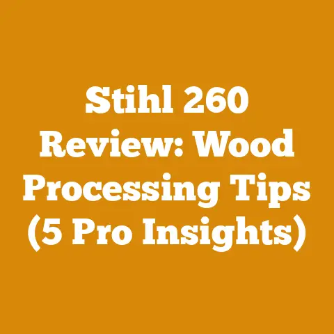 Stihl 260 Review: Wood Processing Tips (5 Pro Insights)