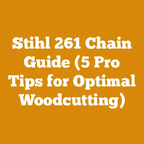 Stihl 261 Chain Guide (5 Pro Tips for Optimal Woodcutting)