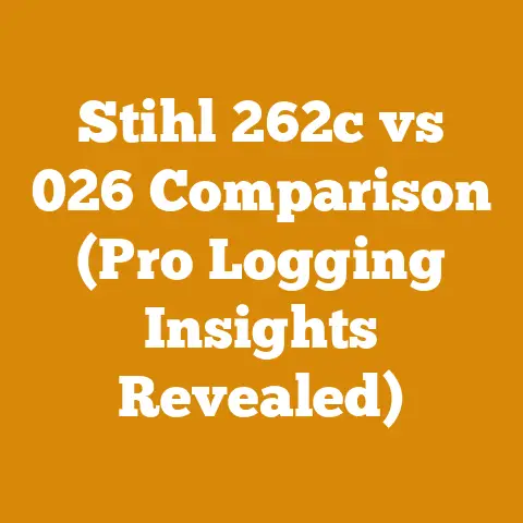 Stihl 262c vs 026 Comparison (Pro Logging Insights Revealed)
