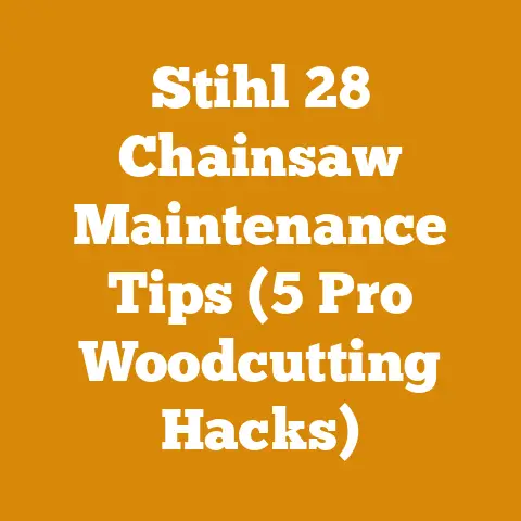 Stihl 28 Chainsaw Maintenance Tips (5 Pro Woodcutting Hacks)
