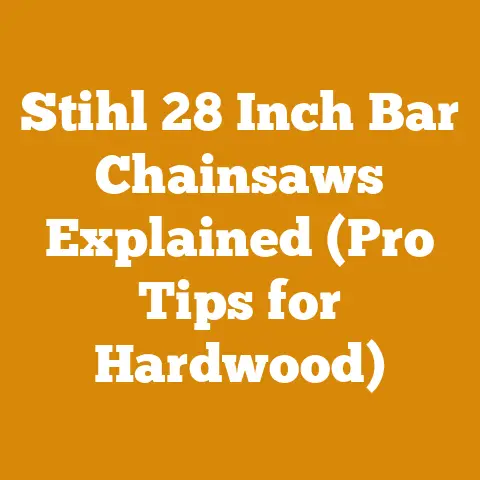 Stihl 28 Inch Bar Chainsaws Explained (Pro Tips for Hardwood)