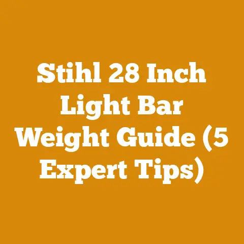 Stihl 28 Inch Light Bar Weight Guide (5 Expert Tips)