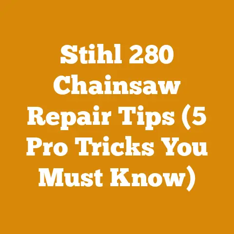 Stihl 280 Chainsaw Repair Tips (5 Pro Tricks You Must Know)