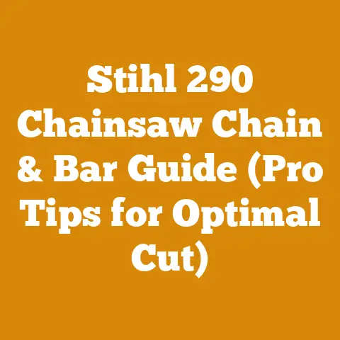 Stihl 290 Chainsaw Chain & Bar Guide (Pro Tips for Optimal Cut)