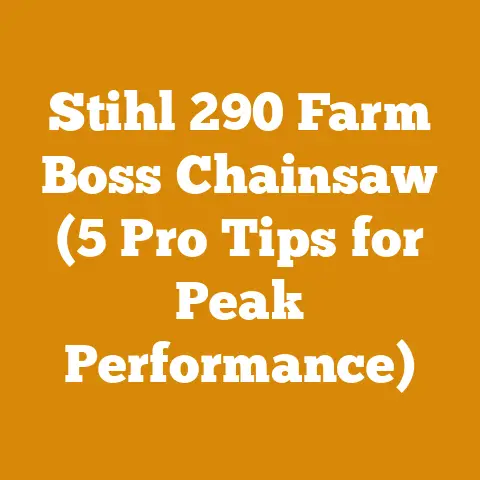 Stihl 290 Farm Boss Chainsaw (5 Pro Tips for Peak Performance)