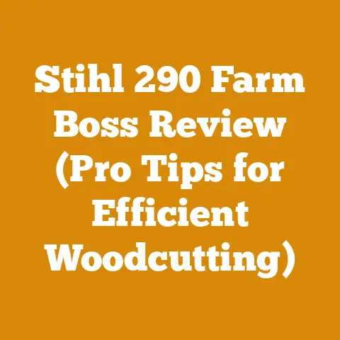 Stihl 290 Farm Boss Review (Pro Tips for Efficient Woodcutting)
