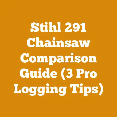Stihl 291 Chainsaw Comparison Guide (3 Pro Logging Tips)