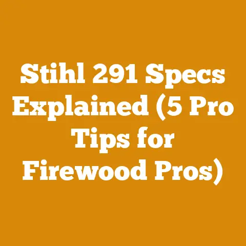 Stihl 291 Specs Explained (5 Pro Tips for Firewood Pros)
