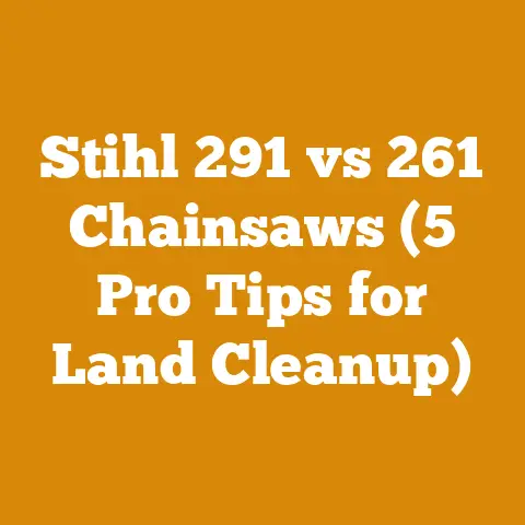 Stihl 291 vs 261 Chainsaws (5 Pro Tips for Land Cleanup)