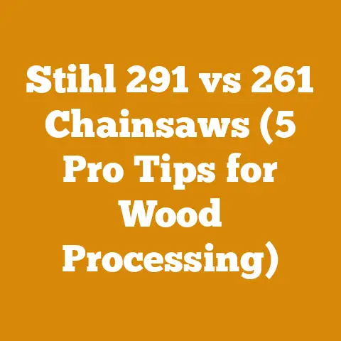 Stihl 291 vs 261 Chainsaws (5 Pro Tips for Wood Processing)