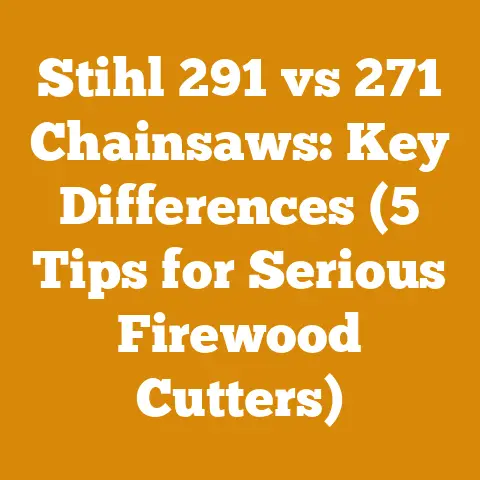 Stihl 291 vs 271 Chainsaws: Key Differences (5 Tips for Serious Firewood Cutters)