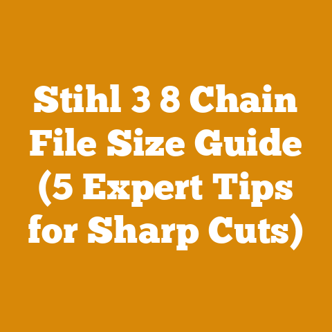 Stihl 3 8 Chain File Size Guide (5 Expert Tips for Sharp Cuts)