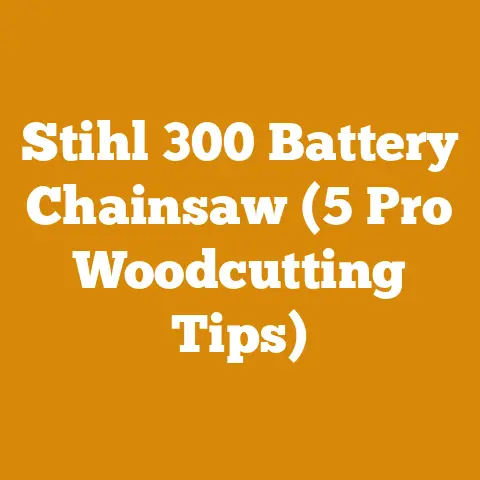 Stihl 300 Battery Chainsaw (5 Pro Woodcutting Tips)