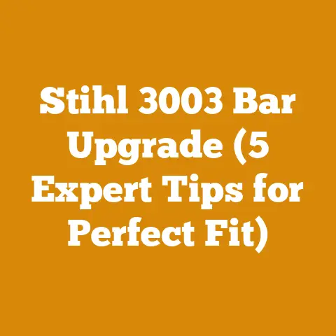 Stihl 3003 Bar Upgrade (5 Expert Tips for Perfect Fit)