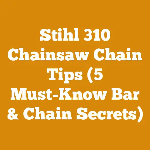 Stihl 310 Chainsaw Chain Tips (5 Must-Know Bar & Chain Secrets)