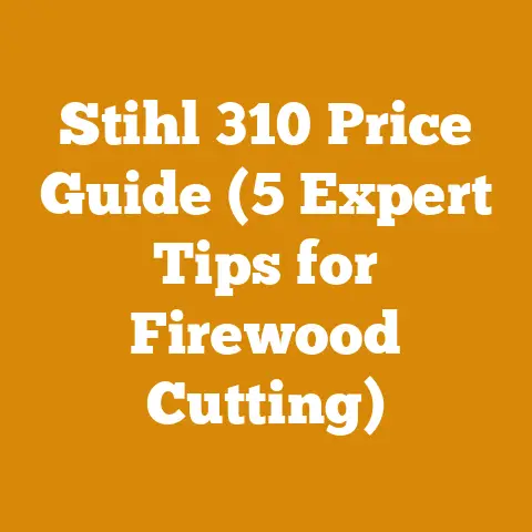 Stihl 310 Price Guide (5 Expert Tips for Firewood Cutting)